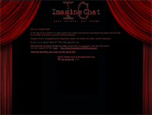 Tablet Screenshot of imaginechat.com